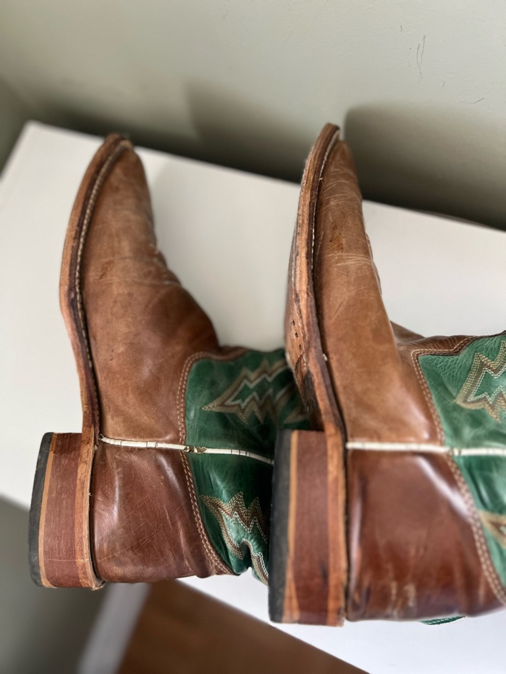 Women’s Justin Square Toe Cowboy Boots - Picture 4 of 5